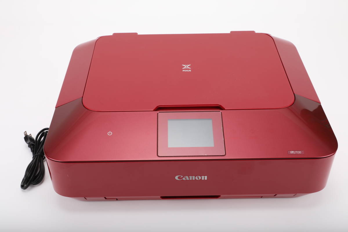 動作確認済・現状渡し】 Canon MG7130 レッド
