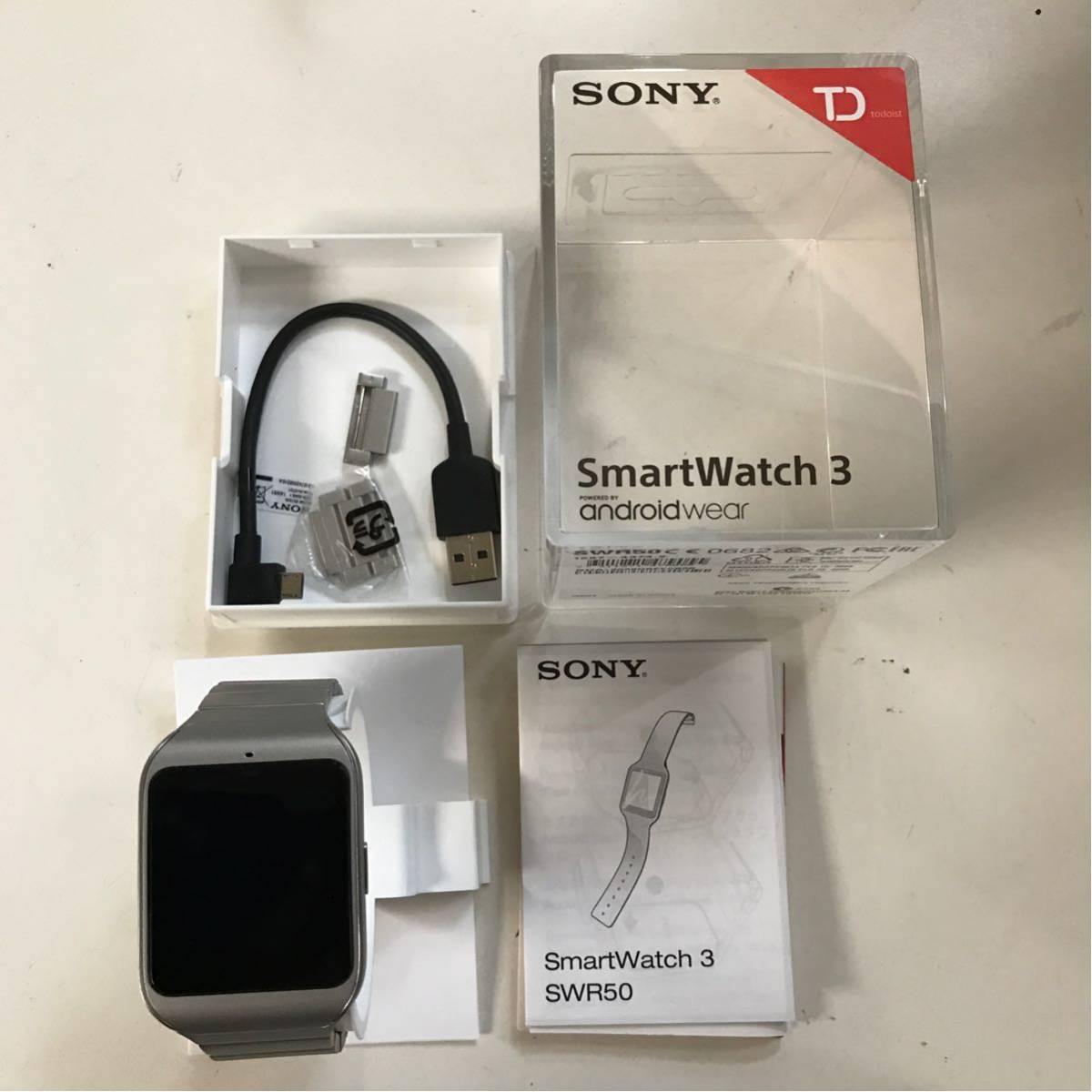 人気セール，得価 1円 SONY android wear Smart Watch 3 SWR50 ソニー スマートウォッチ アンドロイド ジャンク(アクセサリー)｜売買されたオークション情報、yahooの商品情報をアーカイブ公開 - オークファン その他
