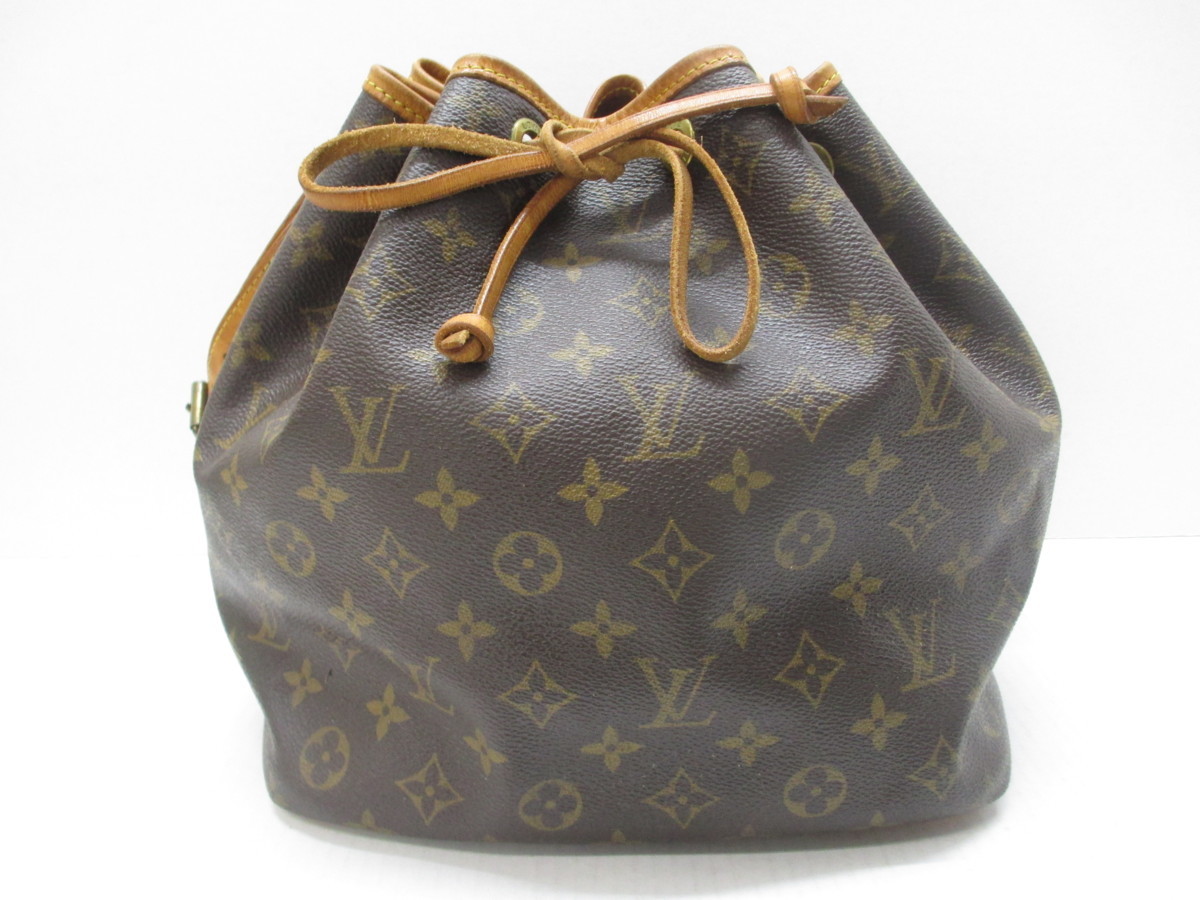 LOUIS VUITTON モノグラム ノエ 巾着型 ショルダーバッグ 鞄 中古 