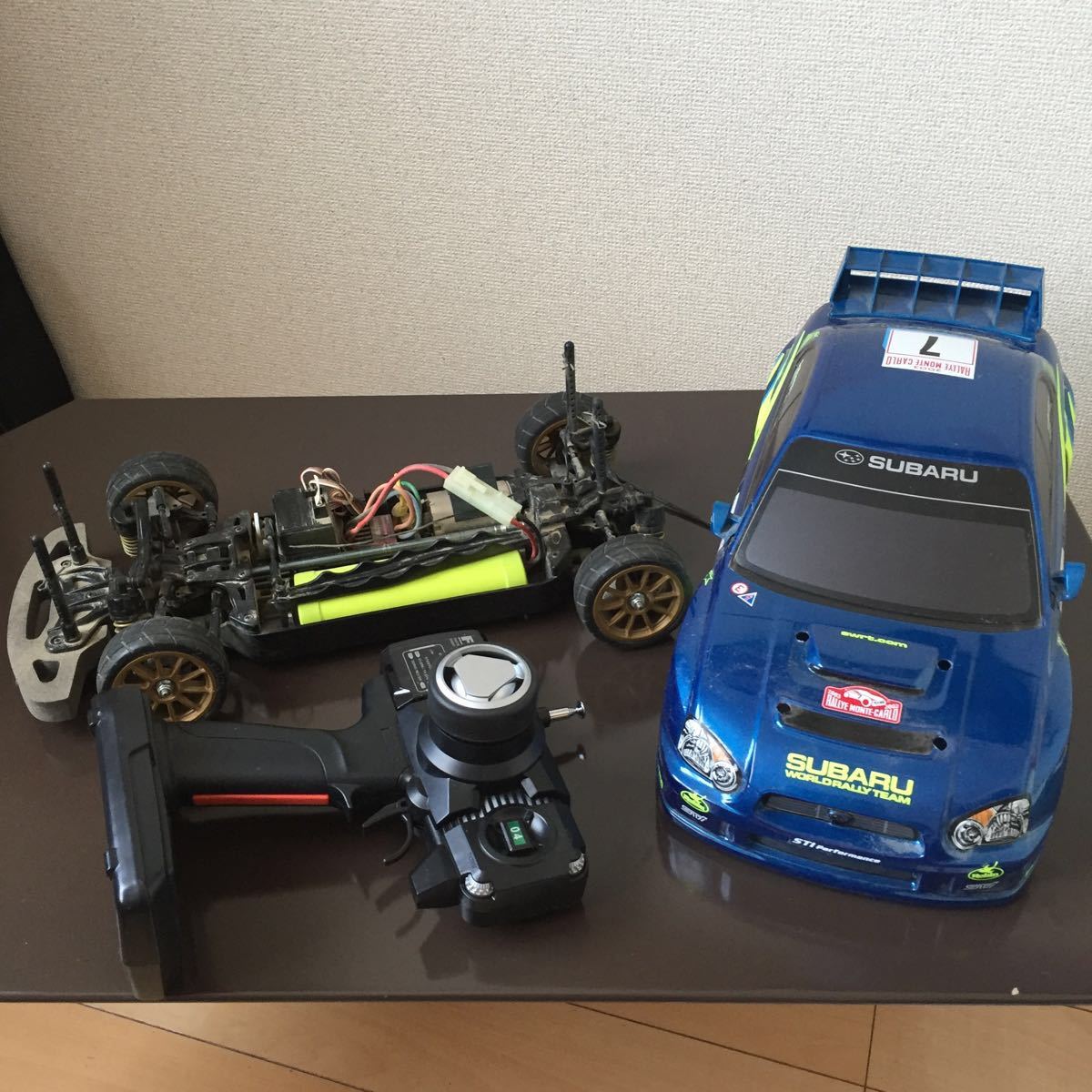 タミヤ SUBARU IMPREZA ボディ2台セット タミヤ スバル インプレッサー WRC 2003TB-02 (シャフトドライブ