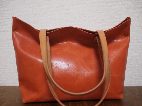 ハンドメイド国産本革ヌメ革C★レザーHFトートバッグOR872