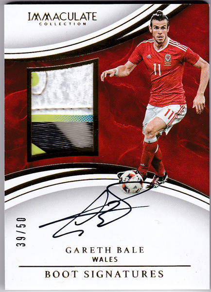 0 Gareth Immaculate Bale Panini Soccer Sponsor Jumbo ⁄50 Relic 