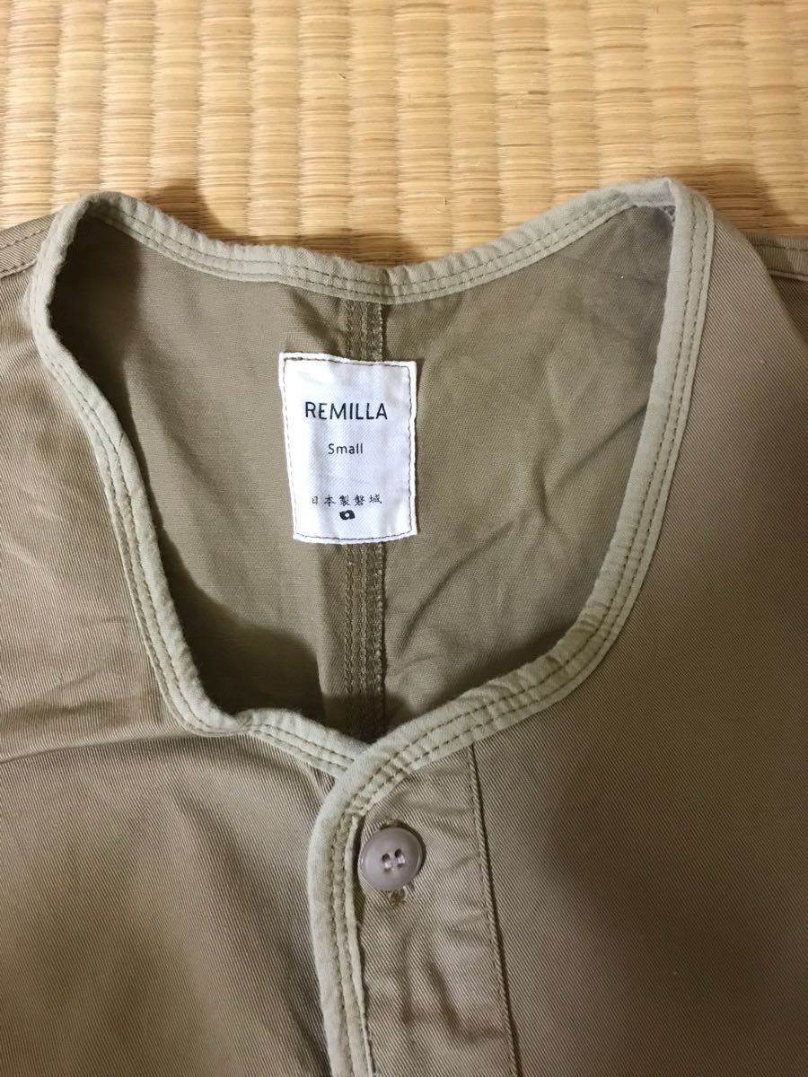 remillaレミーラ ボートスモック つなぎSサイズ オーバーオール