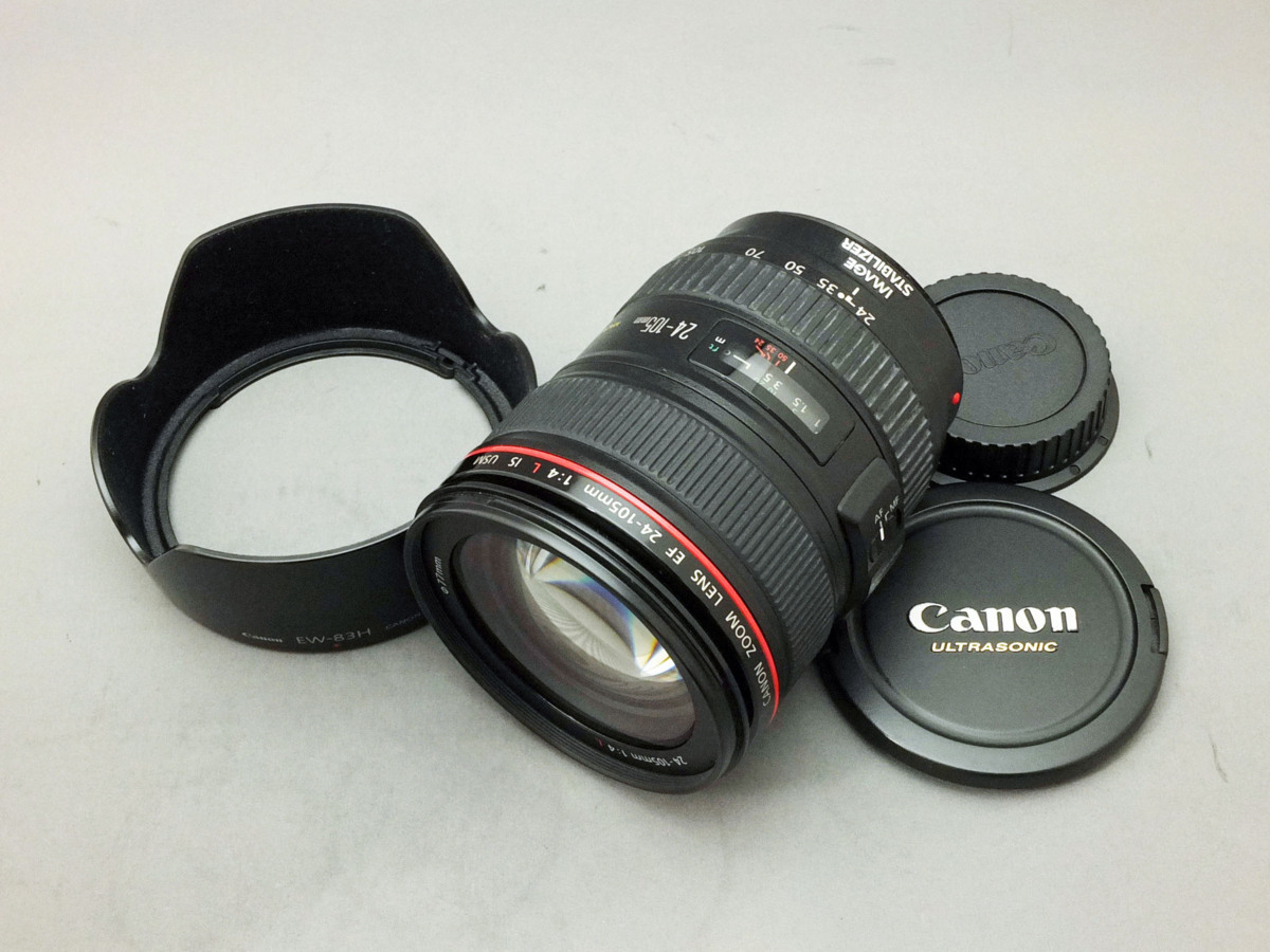 ☆ IS USM F4L EF 24-105mm canon Canon 中古上良品 24－105 キヤノン 