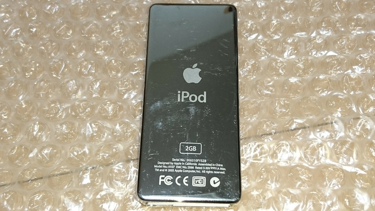 【ジャンク】iPod nano 初代 第1世代 ホワイト 本体 #1012