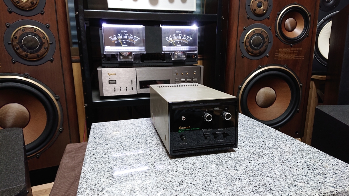 SANSUI BA-60 - ステレオパワーアンプ メルカリ サンスイ mosukeの