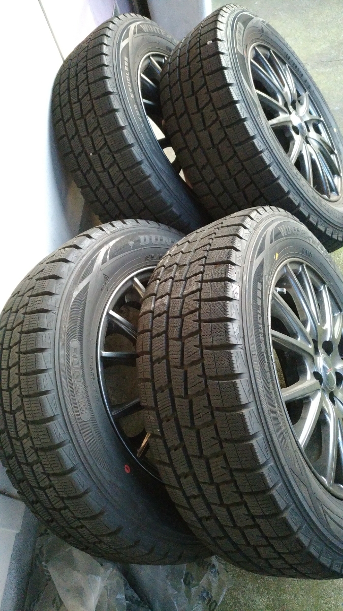 美品】195/65 15 Weds VELVA SPORTS スタッドレスタイヤ付き