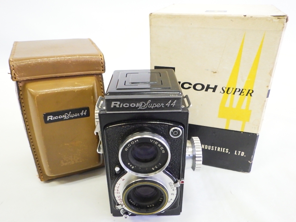 RICOH/リコー SUPER/スーパー 44 二眼レフ フィルムカメラ F=6cm 1:3.5