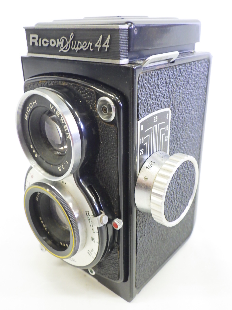 RICOH/リコー SUPER/スーパー 44 二眼レフ フィルムカメラ F=6cm 1:3.5
