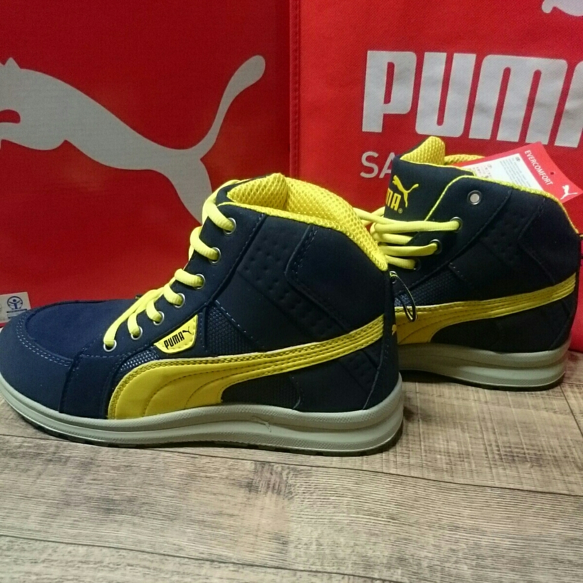 Safety PUMA SAFETY Shoe Blue ESD MID Mid Puma - SB LOW RIDER SRC 