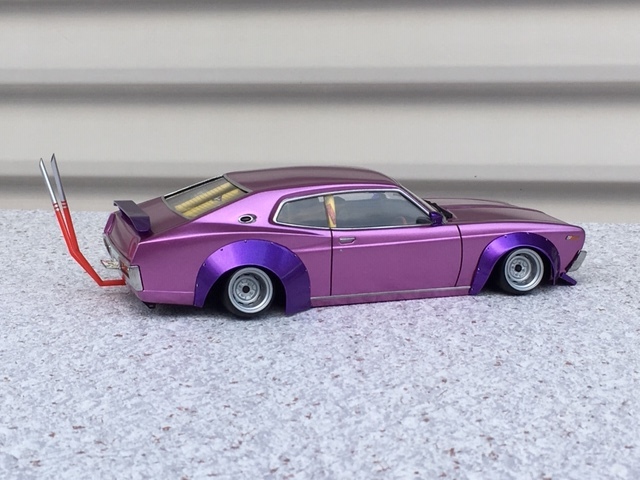 中古1⁄24 1/24 130ローレル 改 完成品 ブタケツ ワークス 鉄珍 族