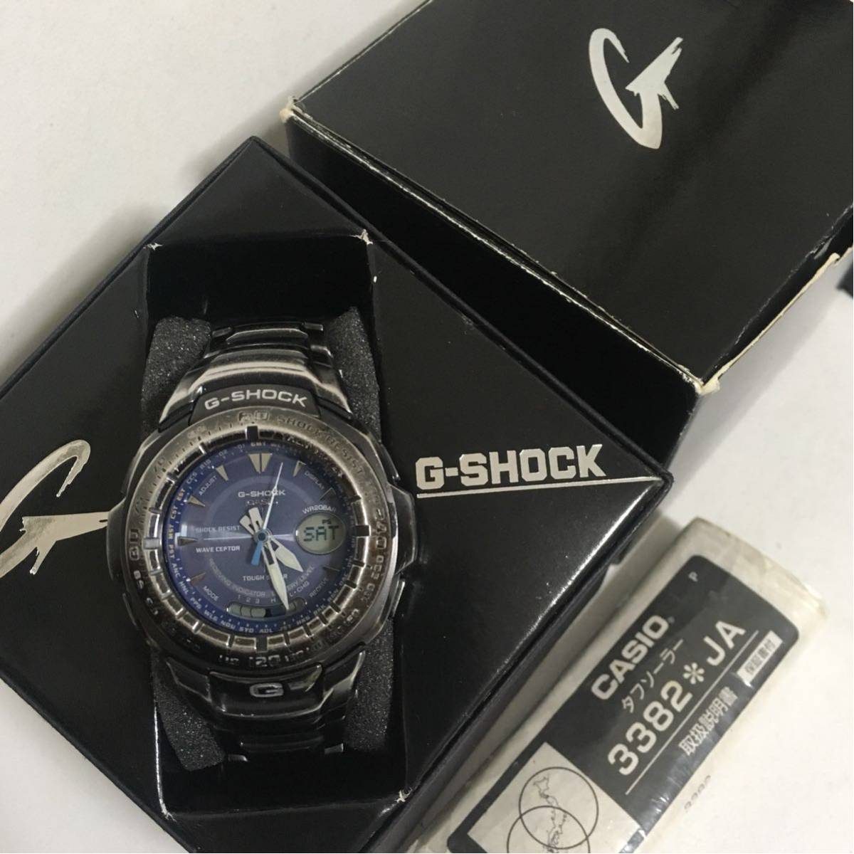 CASIO G-SHOCK GW-1600BJ-1AJF TheG タフソーラー 電波受信 電波