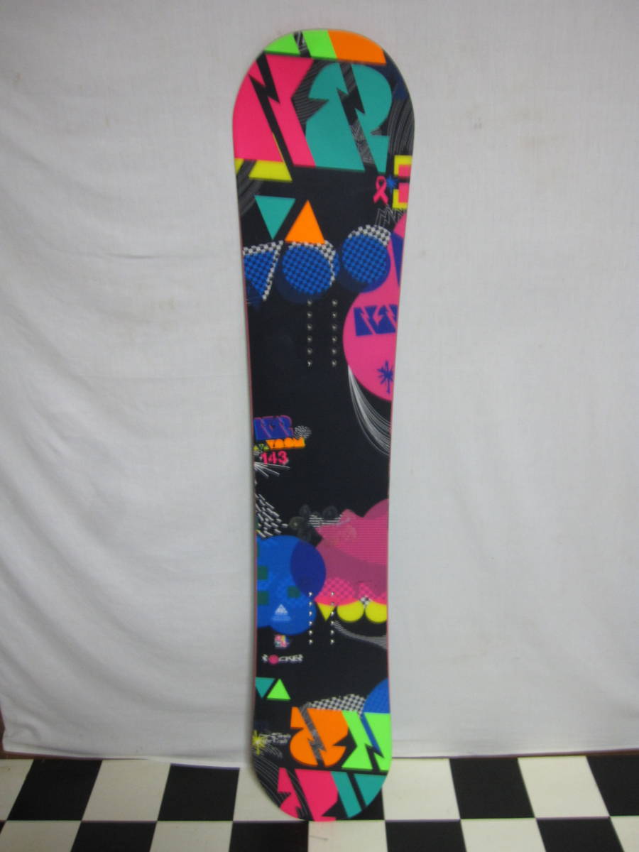 メンテ可 スノーボード K2 VOOM ロッカー 143cm 美品