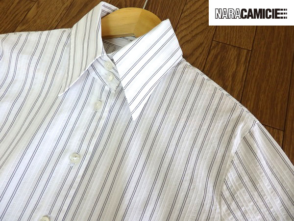 【送料無料，HOT】 ナラカミーチェ ストレッチブラウス/シャツ 2 白/カーキブラウン/シルバー レディース 長袖 ラメ感あり(ナラ カミーチェ)｜売買されたオークション情報、yahooの商品情報をアーカイブ公開 - ナラ カミーチェ