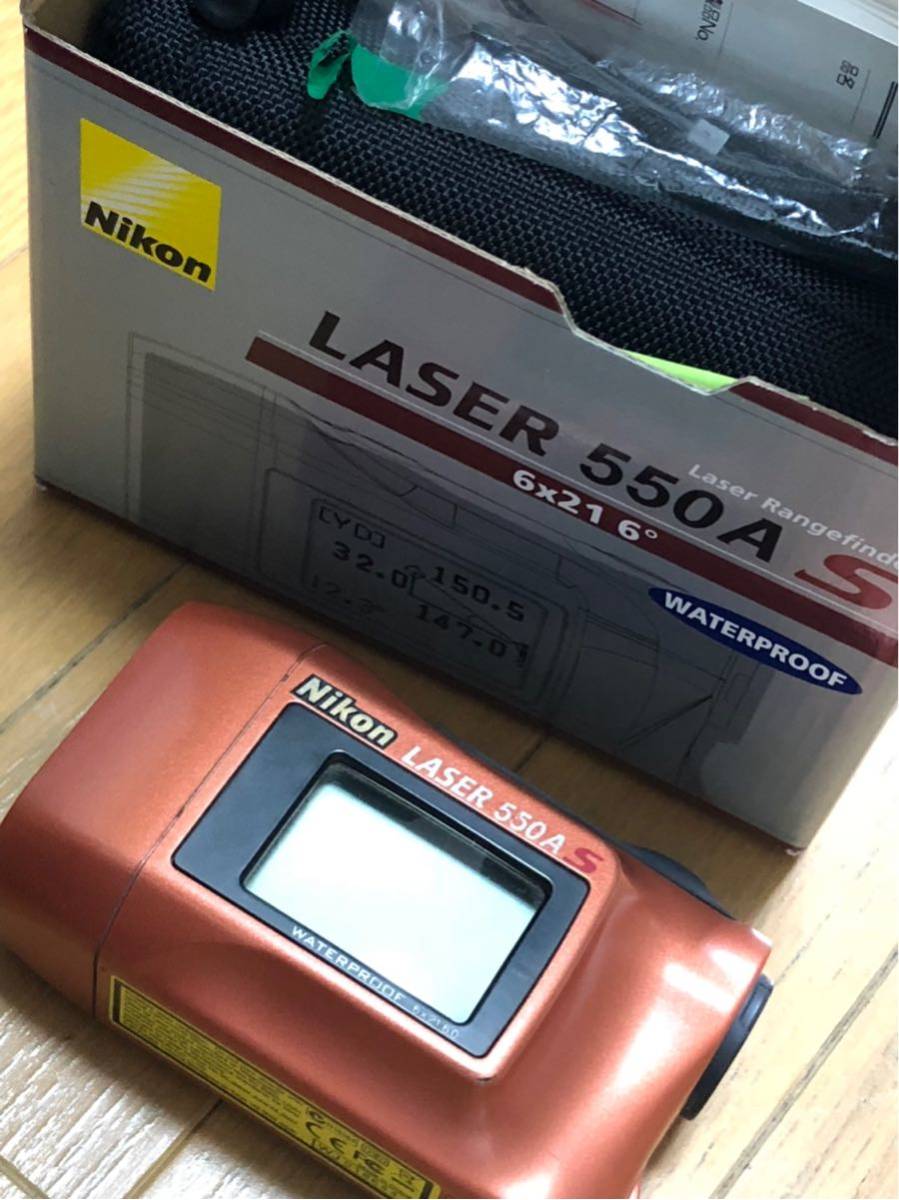 ニコンレーザー550ASゴルフ用携帯距離計 NIKON ゴルフ距離計 550AS