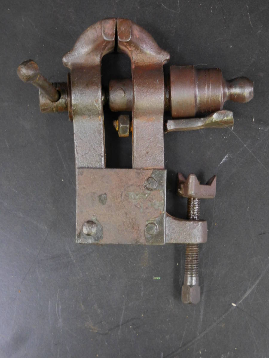 107⑧【古道具】卓上万力・テーブルバイス＊古民具　野鍛冶