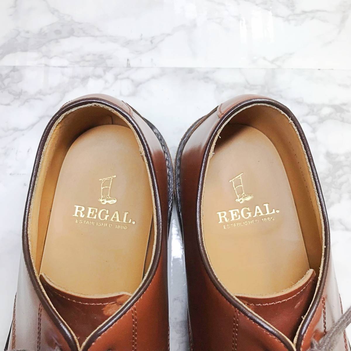 511/美品☆REGAL リーガル Uチップ 27cm ブラウン 革靴 - メルカリ チップの人気アイテム 公式 セール 36CL