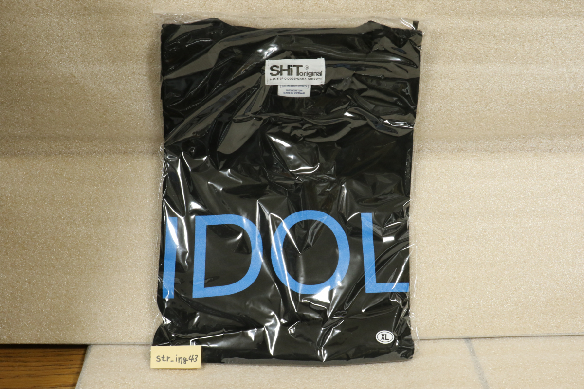 新品 BiSH IDOL Tシャツ 青 XLサイズ TO THE END 横浜アリーナ公演