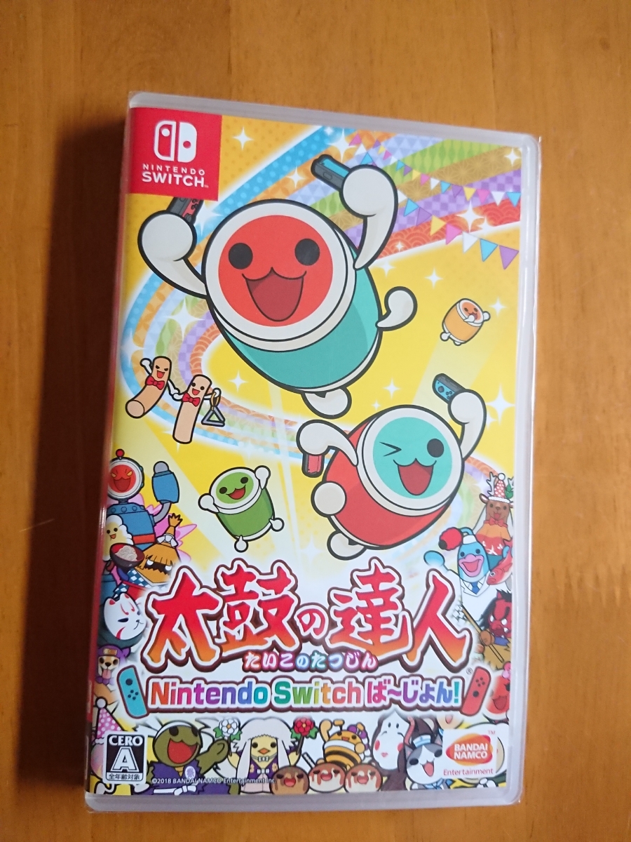 ☆新品☆任天堂 switchソフト 太鼓の達人 Nintendo Switchば~じょん