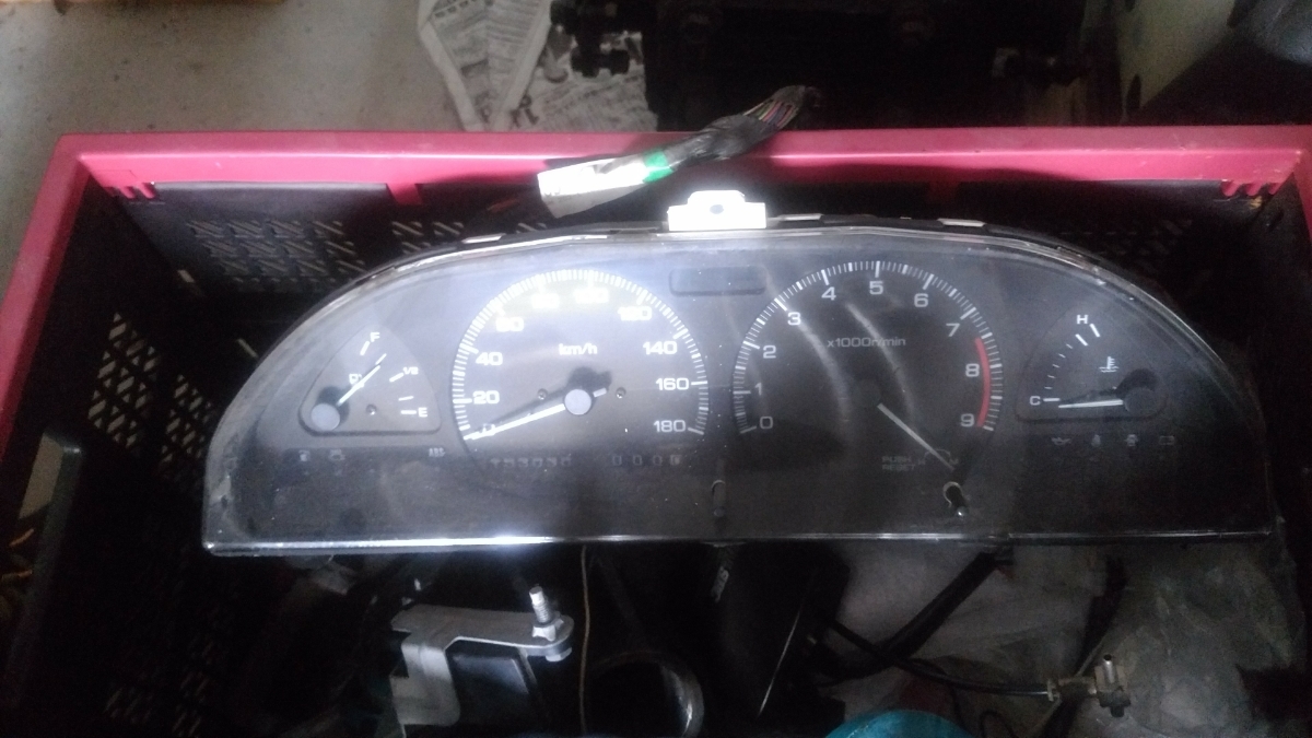 S13シルビア＆180sx 実働車取り外し 中期 スピードメーター 日産