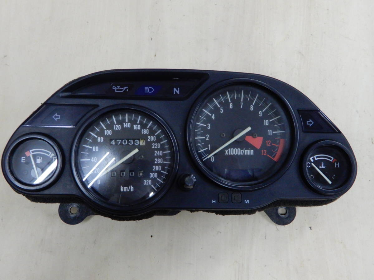 美品4枚セット 即決 ZZR1100D 320km/h 純正フルスケールメーター 後期型