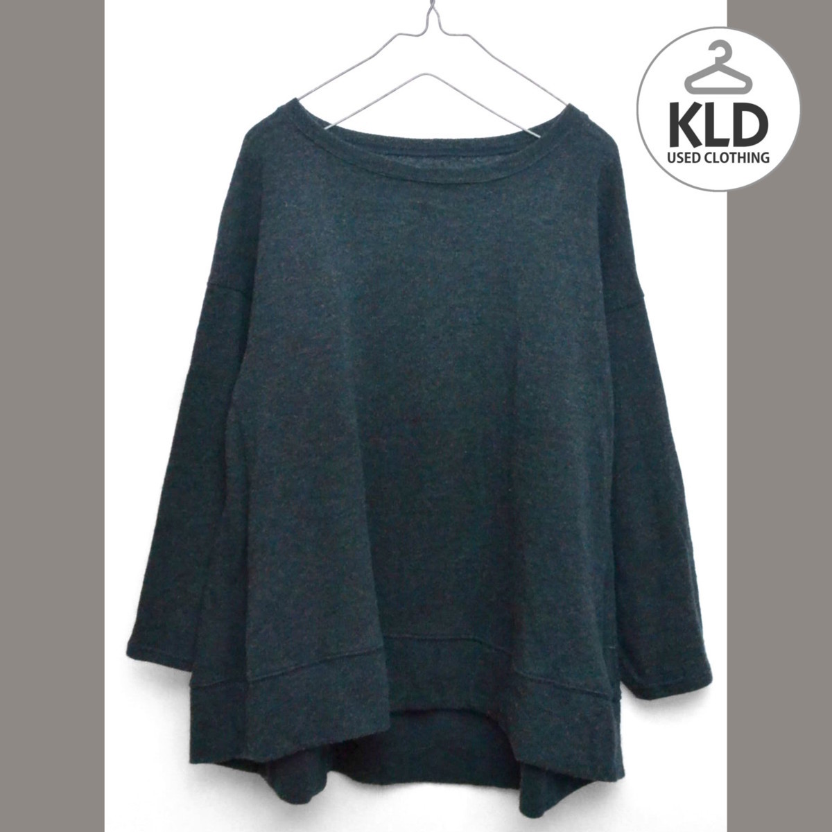 キャピタル KAPITAL /EK281/ ラムウール天竺　ベルジスリーブベルTシャツ ニット/1(S)/ネイビー G268