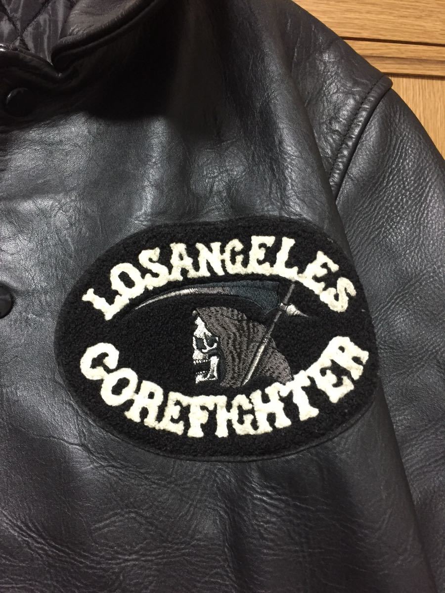 CORE FIGHTER コアファイター Mサイズ 革ジャン スタジアムジャンバー