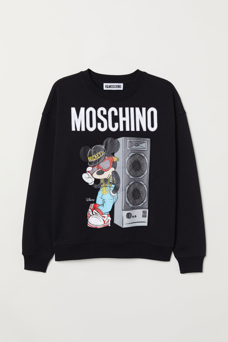格安，新作 L サイズ H&M MOSCHINO モスキーノ アップリケスウェットシャツ エイチアンドエム トレーナー ミッキー(かばん、バッグ)｜売買されたオークション情報、yahooの商品情報をアーカイブ公開 - オ かばん、バッグ
