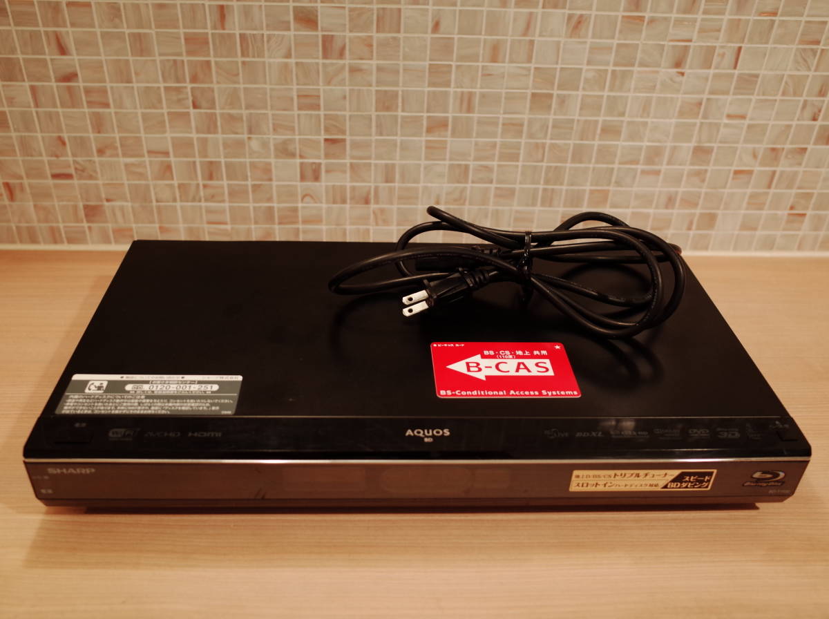 驚きの破格値，品質保証 シャープ BD-T1100 トリプルチューナー AQUOSブルーレイ HDDレコーダー ドライブ不良 ジャンク(シャープ)｜売買されたオークション情報、yahooの商品情報をアーカイブ公開 - オークファン シャープ