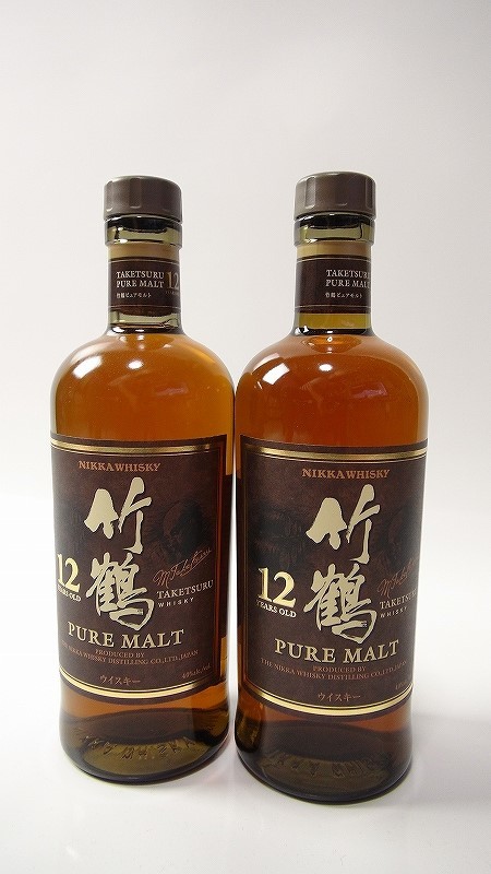 竹鶴12年ピュアモルト 700ml ※2本セット／ニッカウイスキー・ニッカ
