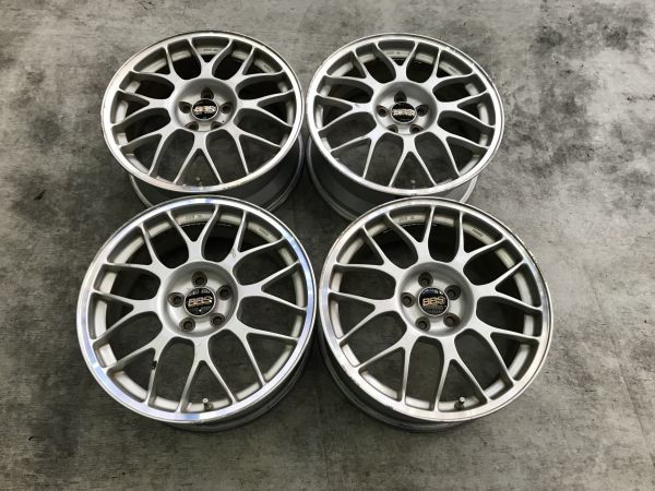 1850 BBS A76 鍛造 17×7J+55 100/5H ハブ径約54φ BBS