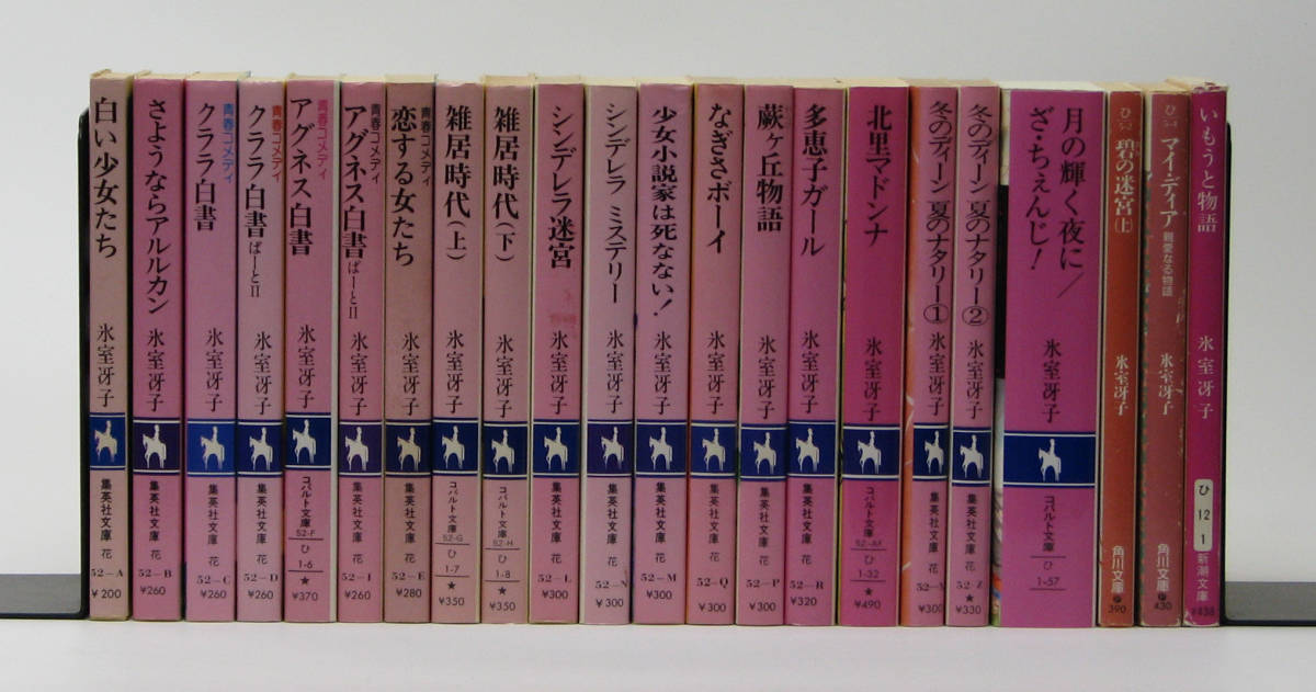 氷室冴子さん●クララ白書、アグネス白書、他いろいろ２２冊セット