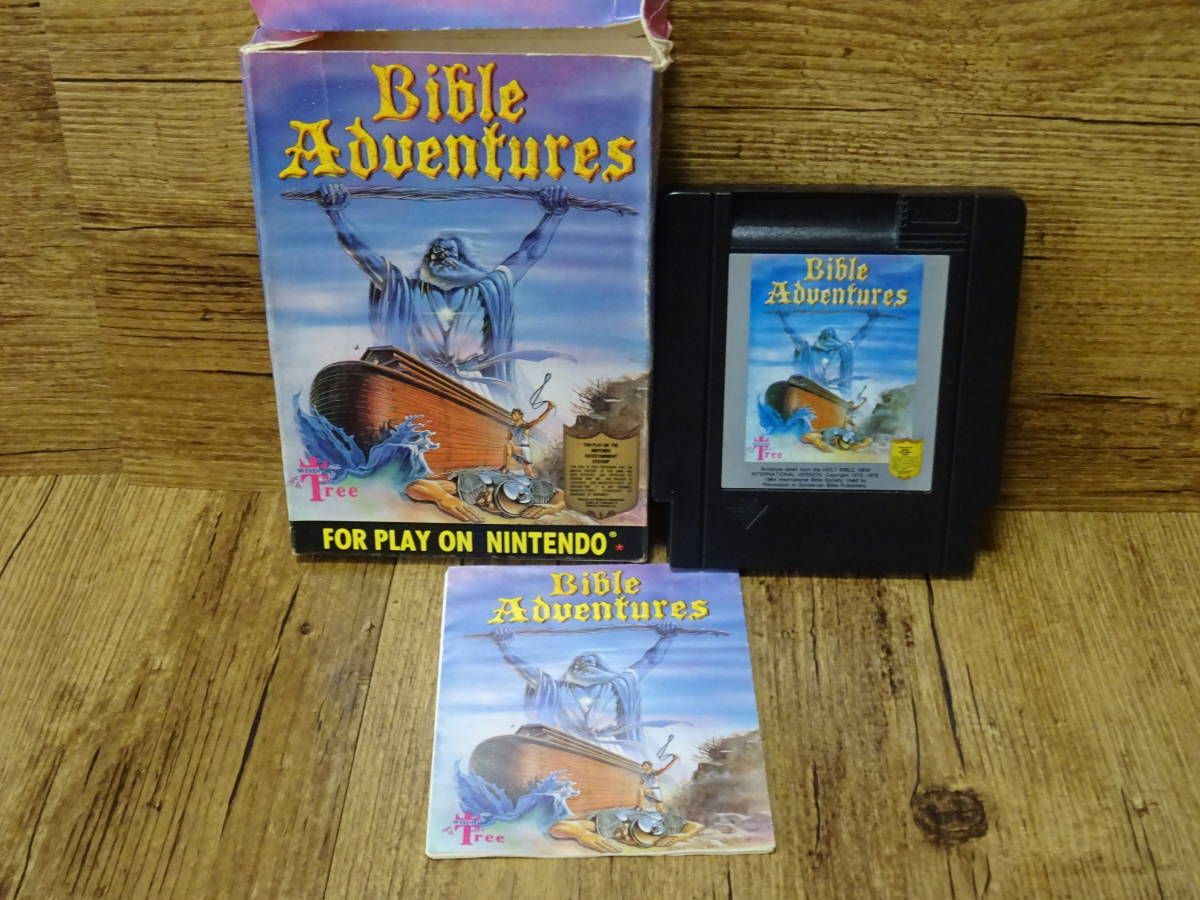 NES 海外版 FC ファミコン Bible Adventures ,箱・書など揃っています