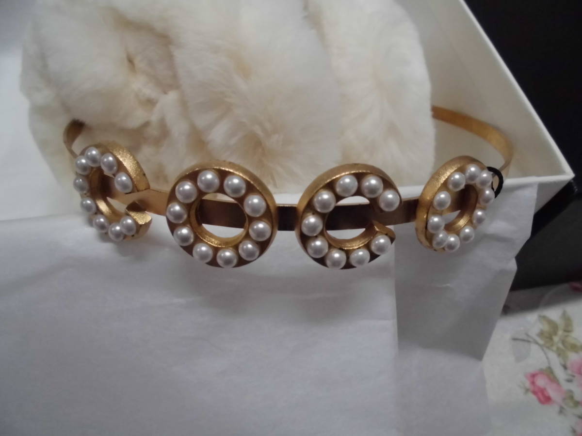 シャネル♪CHANEL♪ココマーク イヤーマフ ♪耳当て♪ ラビットファー ホワイト　 ゴールド♪未使用品！激レア♪