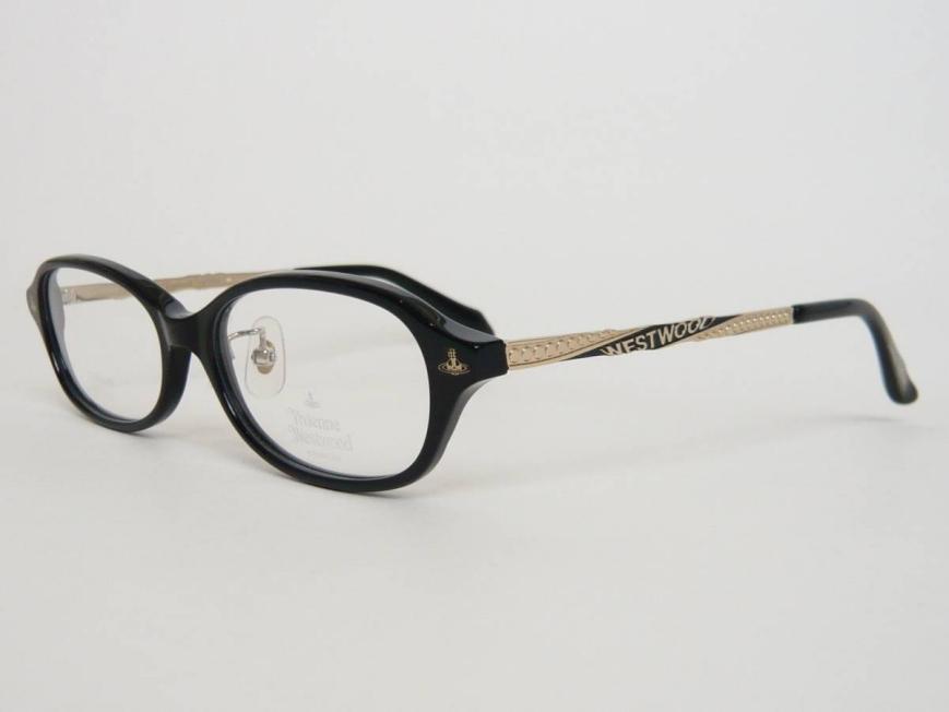 新品 ヴィヴィアン ウエストウッド メガネ VW-7061-BK ブラック Vivinne Westwood 正規品 フレーム 専用ケース付き