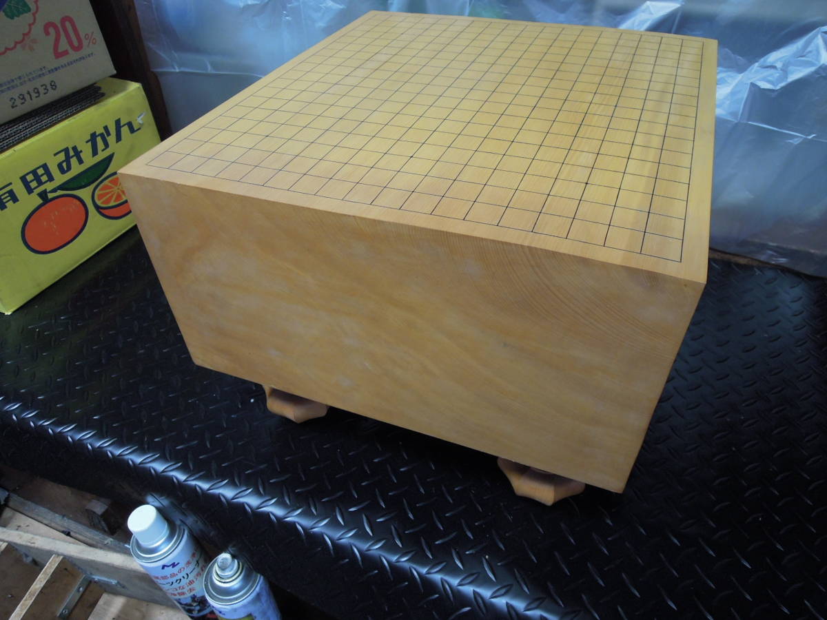 前川榧碁盤店 トウシンプレミアム 本榧天地柾目七寸一分将棋盤⁄新品 