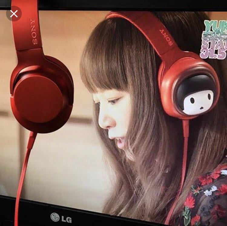 h.ear on MDR-100A☆YUKI着☆シナバーレッド ソニー SONY ヘッドホン