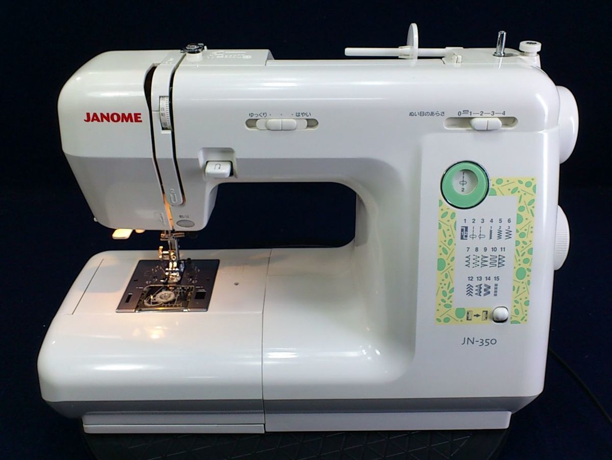 ★自動糸調子★ジャノ家庭用ミシン　ＪＮ－３５０　★超美品★