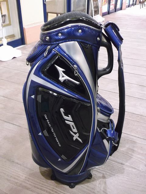 税込】1円スタート!! MIZUNO JPX キャディバッグ 5LJC170400 ブルー 3 