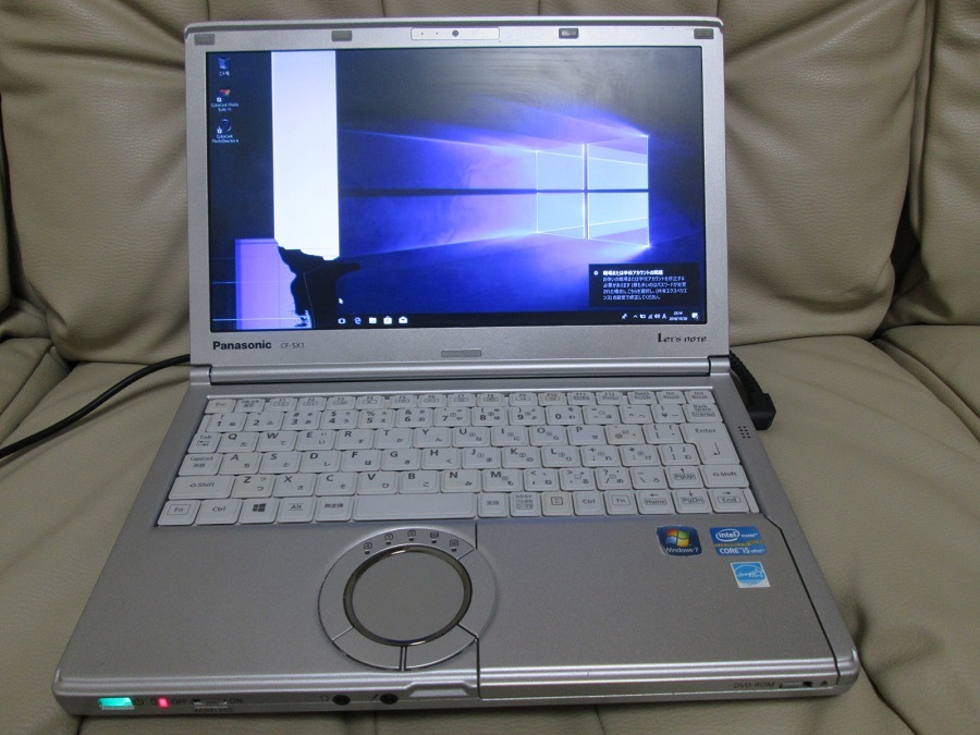 ジャンク品】Panasonic Let's note CF-SX1 SSD128GB Core i5 Windows10