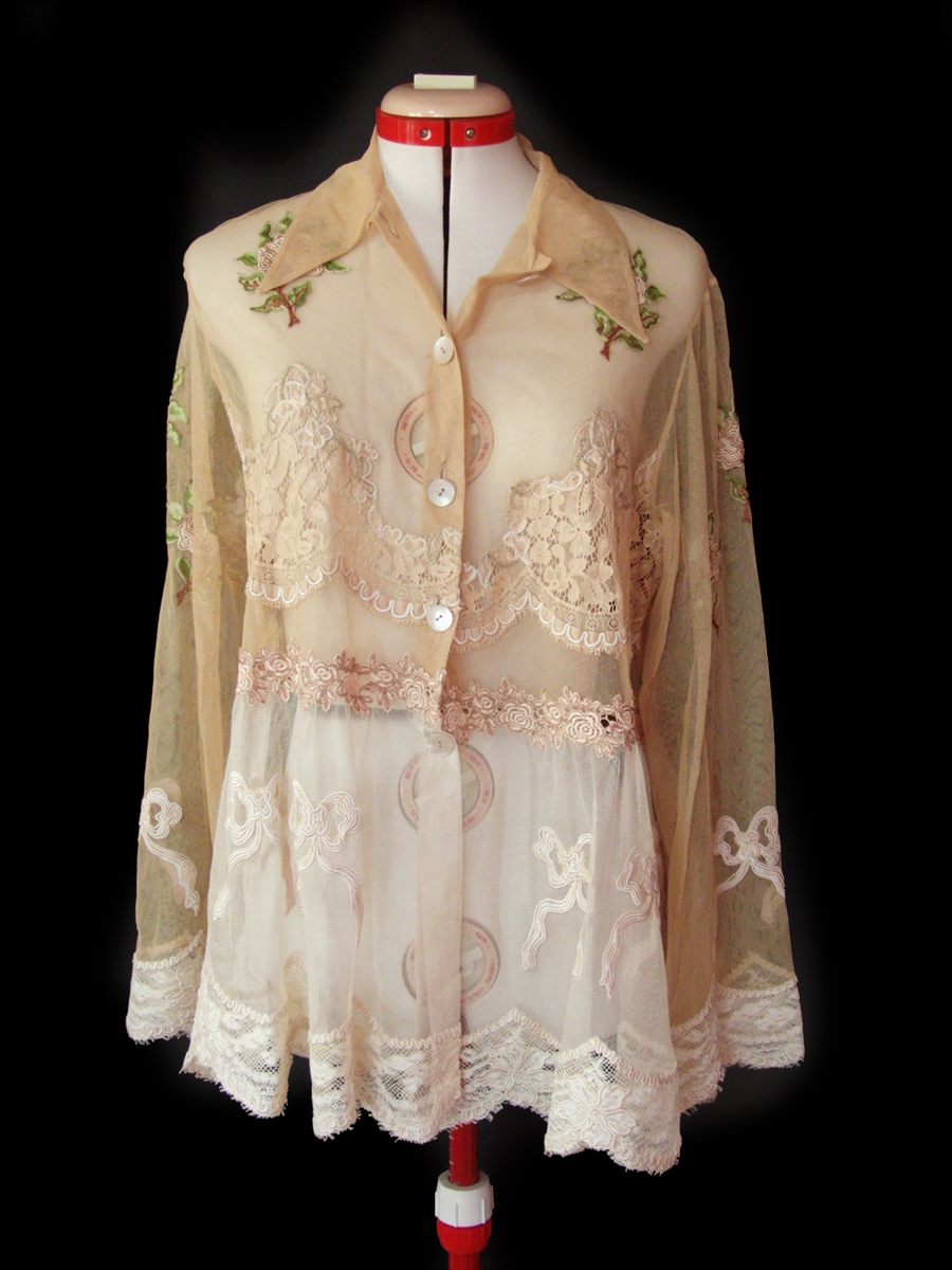 お得，正規品 ロッサ インポートロッサ オプティ ブラウス ジャケット サイズ44(Lサイズ)｜売買されたオークション情報、yahooの商品情報をアーカイブ公開 - オークファン Lサイズ