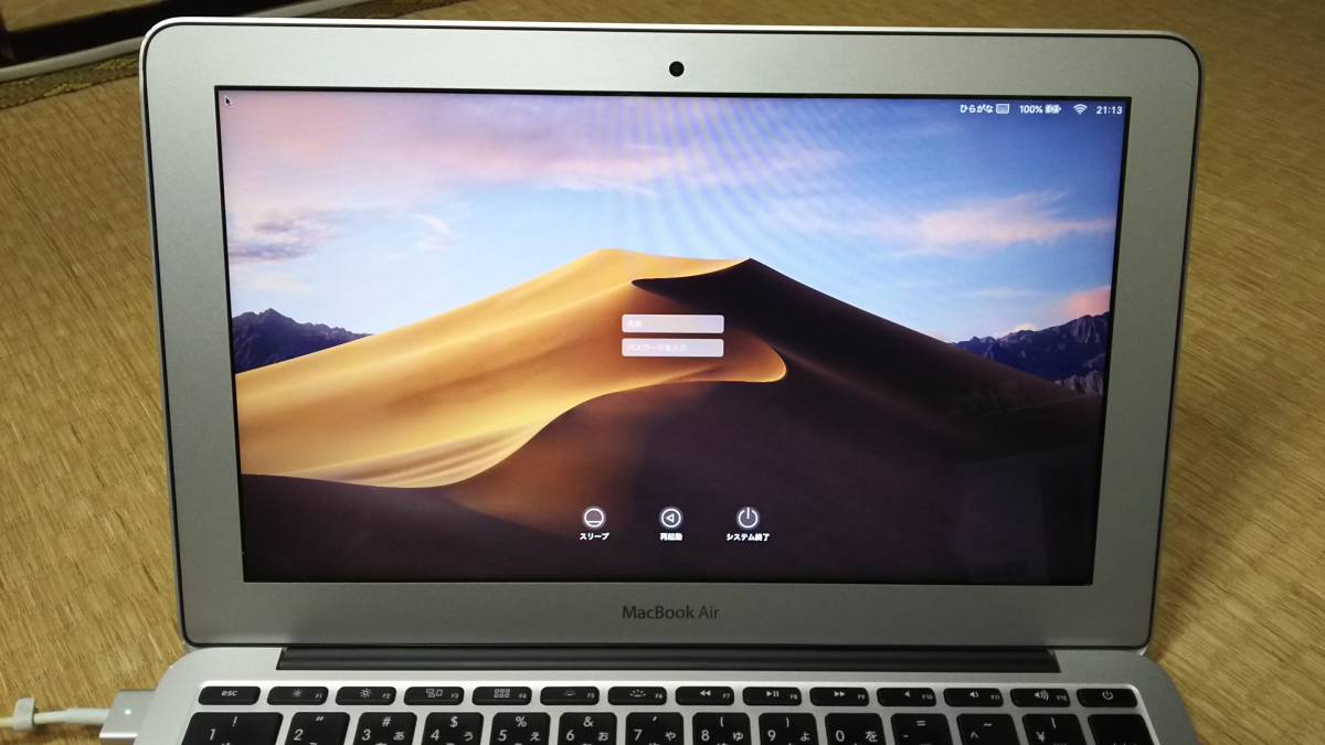 新作コレクション・送料無料 【再生品】MacBook Air 11-inch Mid 2013