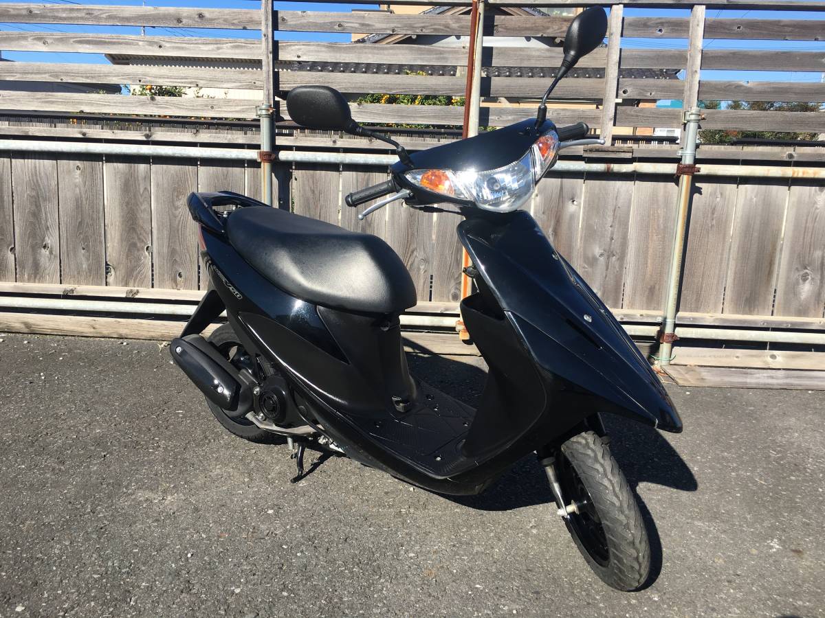 埼玉より 現行タイプ アドレスV50 CA4BA リアスポイラー 