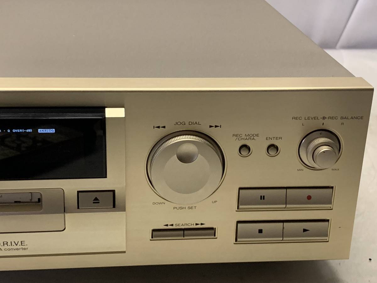 DM-9090 KENWOOD ケンウッドミニディスクレコーダーMDデッキ通電OK