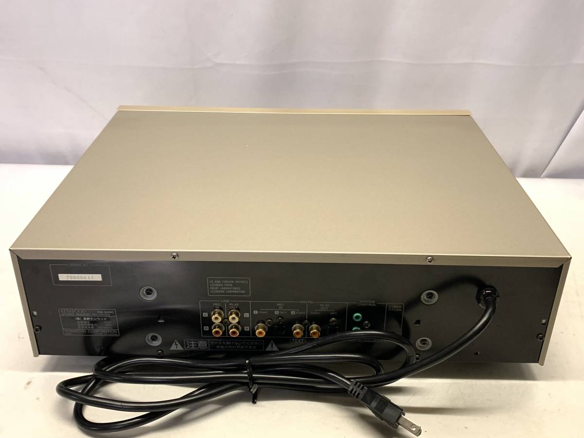 DM-9090 KENWOOD ケンウッドミニディスクレコーダーMDデッキ通電OK