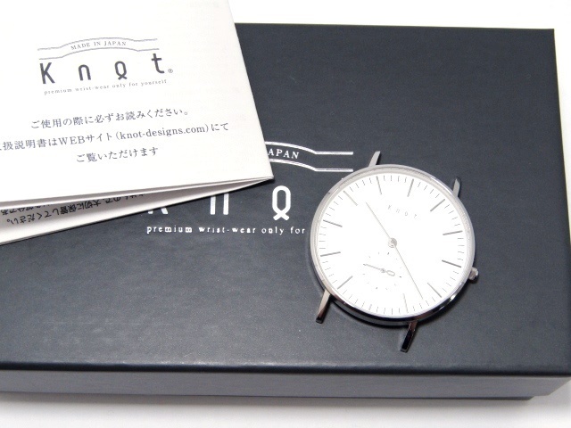 未使用 knot ノット CS-36SVWH THE CLASSIC SERIES スモールセコンド