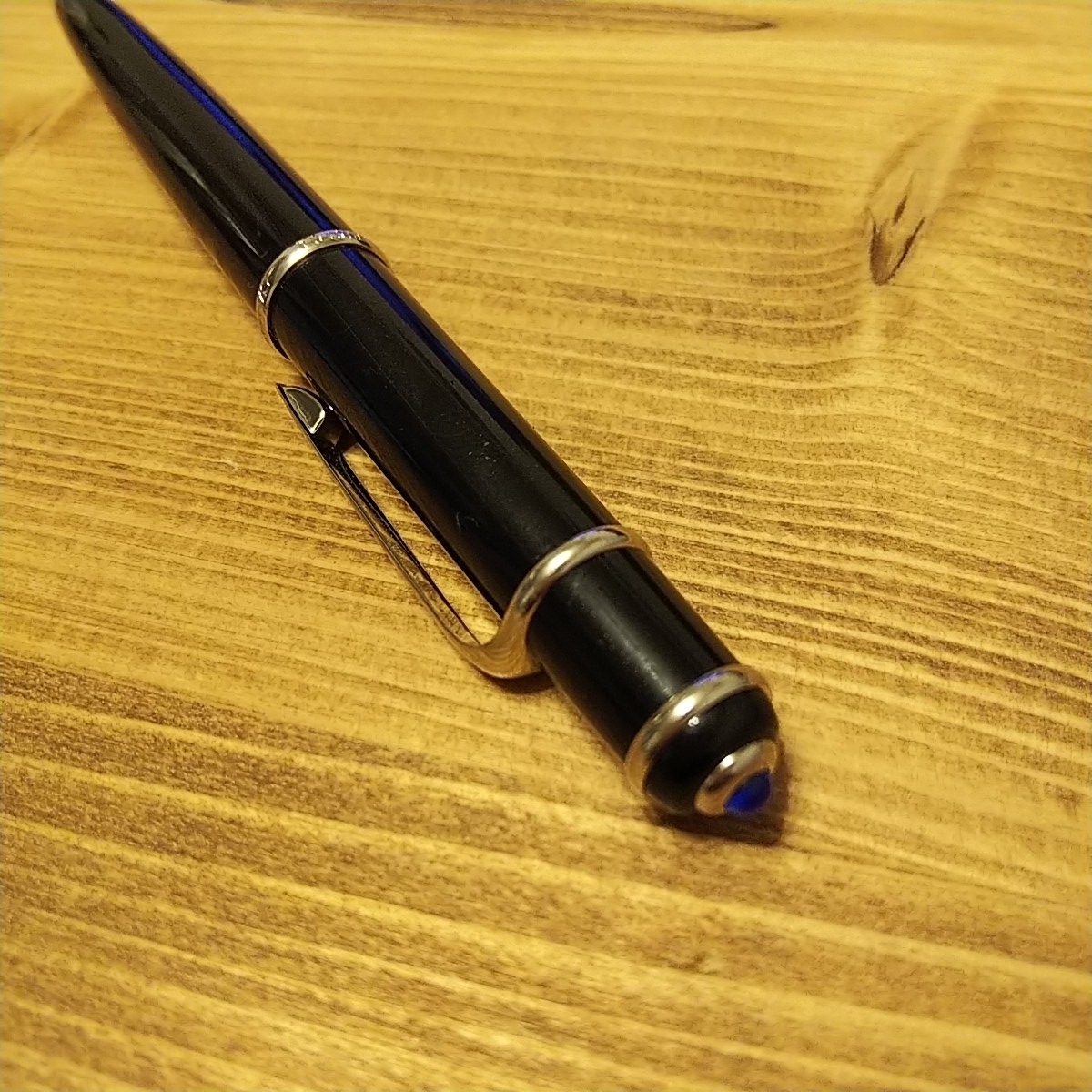 本物 Cartier カルティエ ボールペン ディアボロ ドゥ ブラック