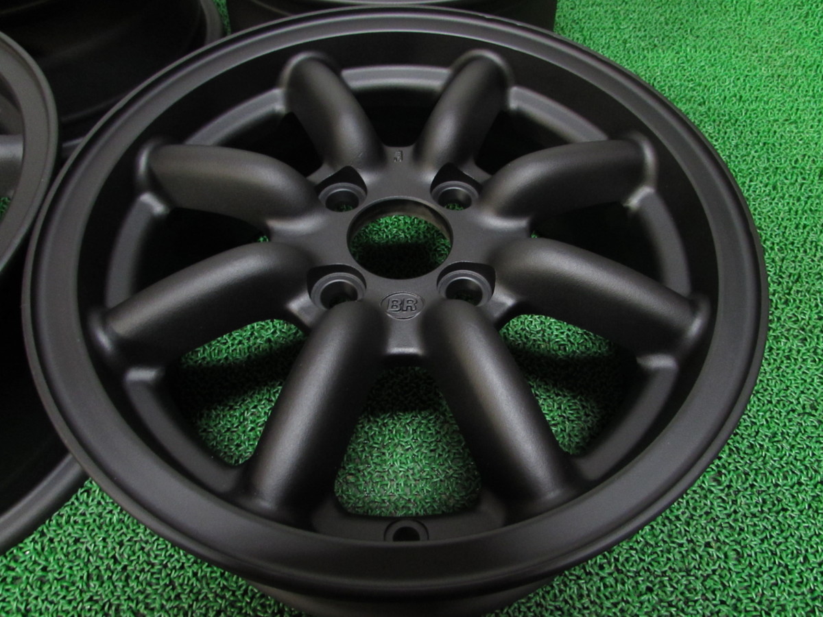 C865-3☆BLACK RACINGホイール2本 14×5J 4穴 PCD100 ET+45 セール 