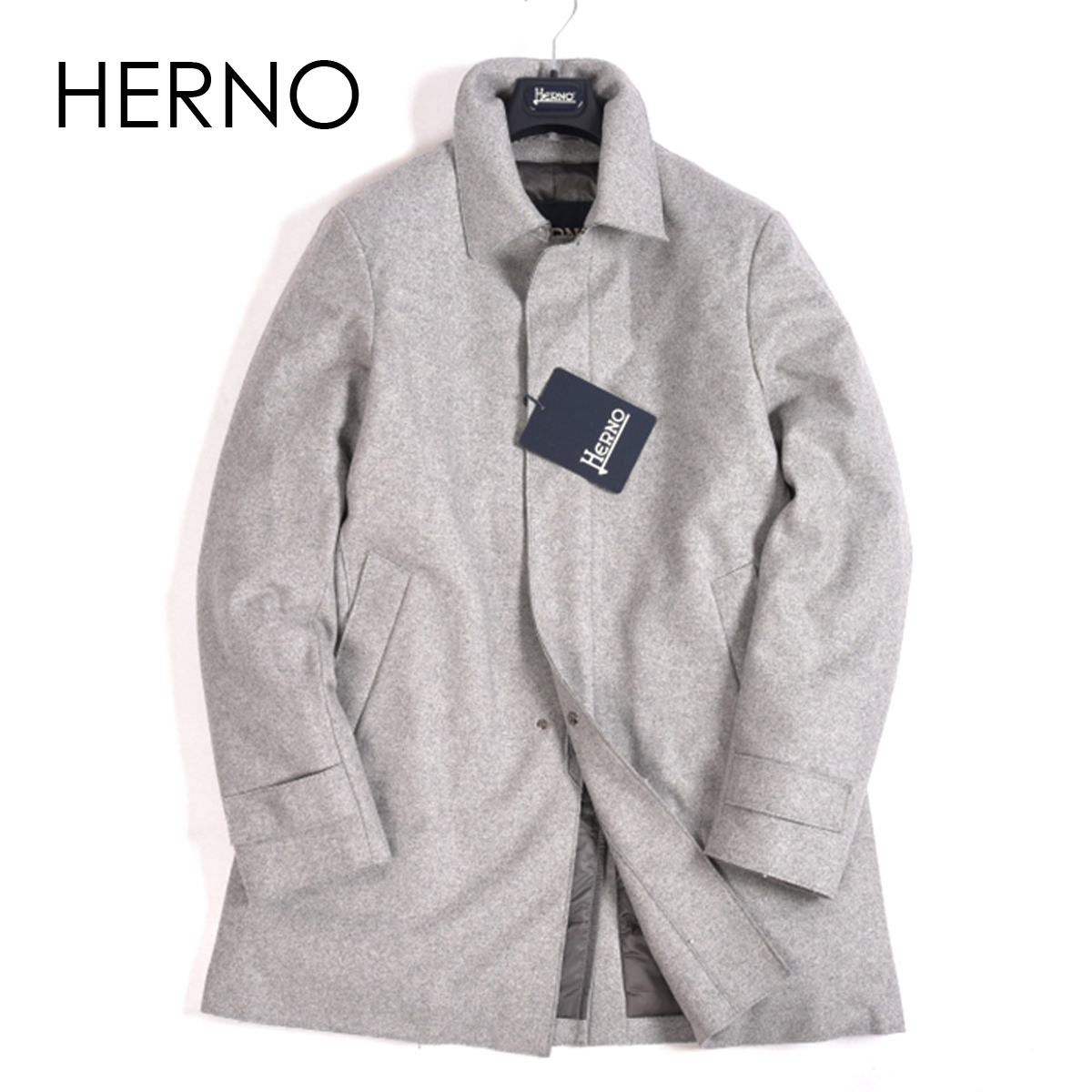 HERNO SUB ZERO ロング ダウン コート ブルゾン WATERPROOF 防水 軽量 秋冬 L イタリア製 50 ヘルノ ...