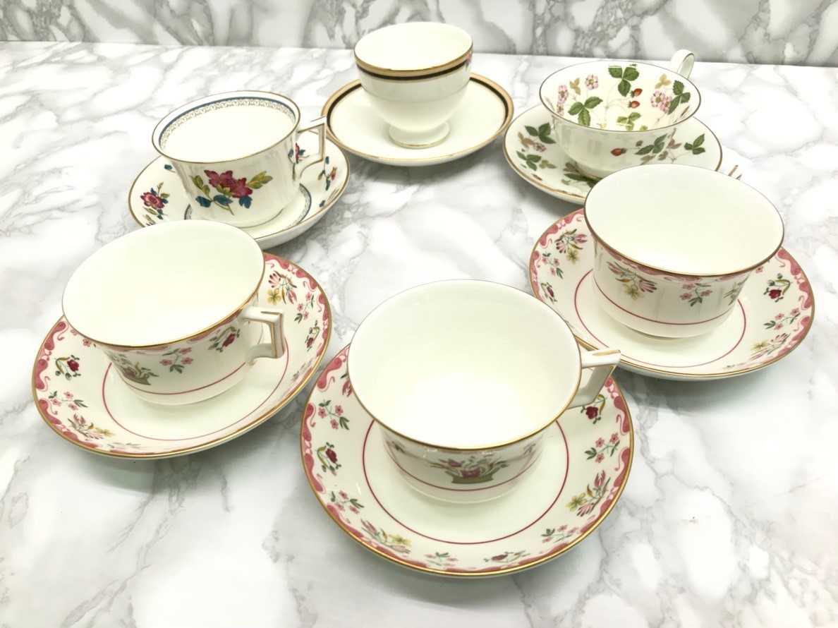 ウェッジウッド WEDGWOOD カップ プレート -「ウェッジウッド カップ&ソーサー ウェッジウッドWEDGWOOD ウエッジウッド Yahoo!オークション 未使用 ソーサー6客」の ウェッジ セイラーズフェアウェル 食器 ソーサー +